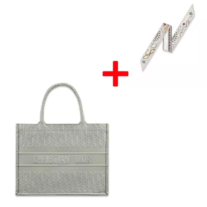 DIOR BOOK TOTE Small Bag Dior Oblique Calfskin - 图片 3